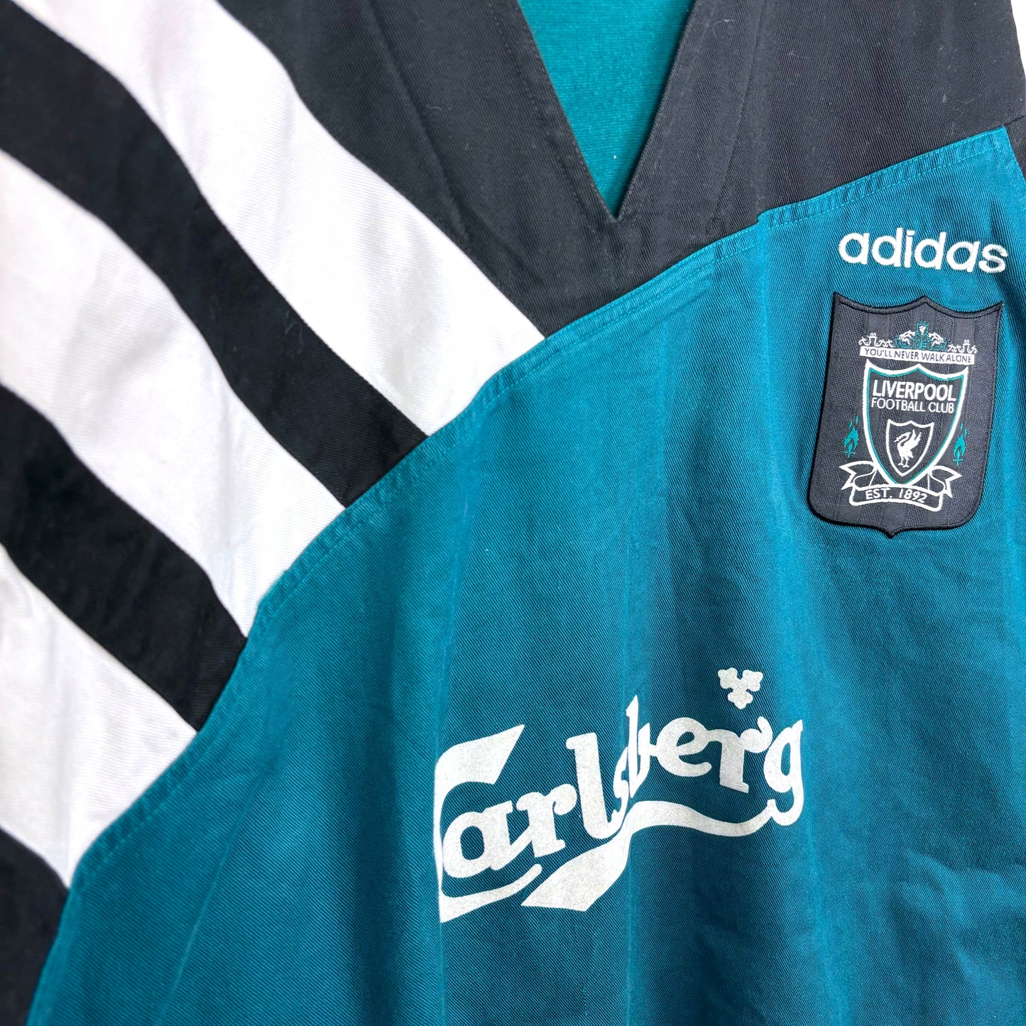 Liverpool 1995-1996 Adidas Football Drill Training Sweatshirt