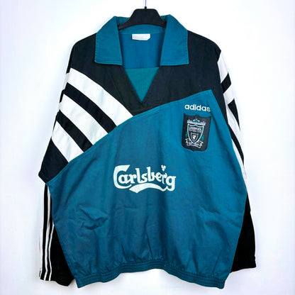 Liverpool 1995-1996 Adidas Football Drill Training Sweatshirt