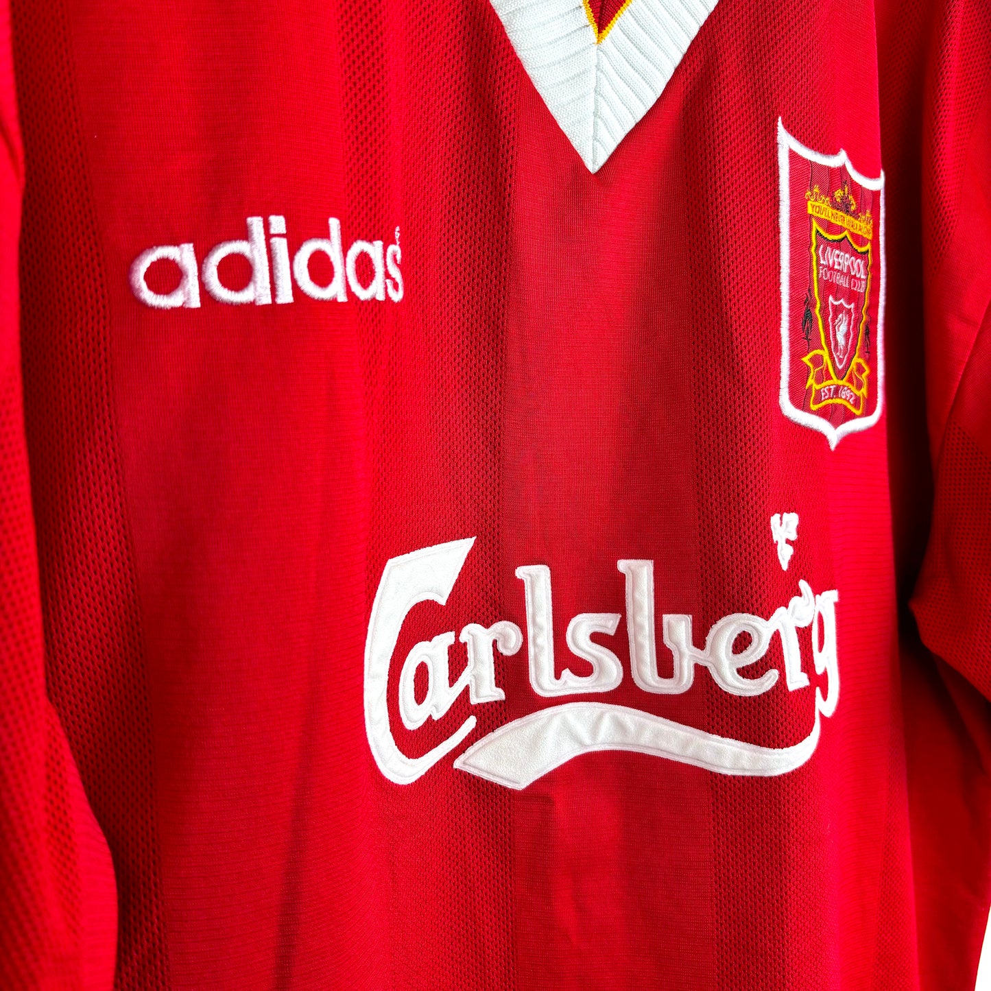 Liverpool 1995-1996 Adidas Home Football Shirt