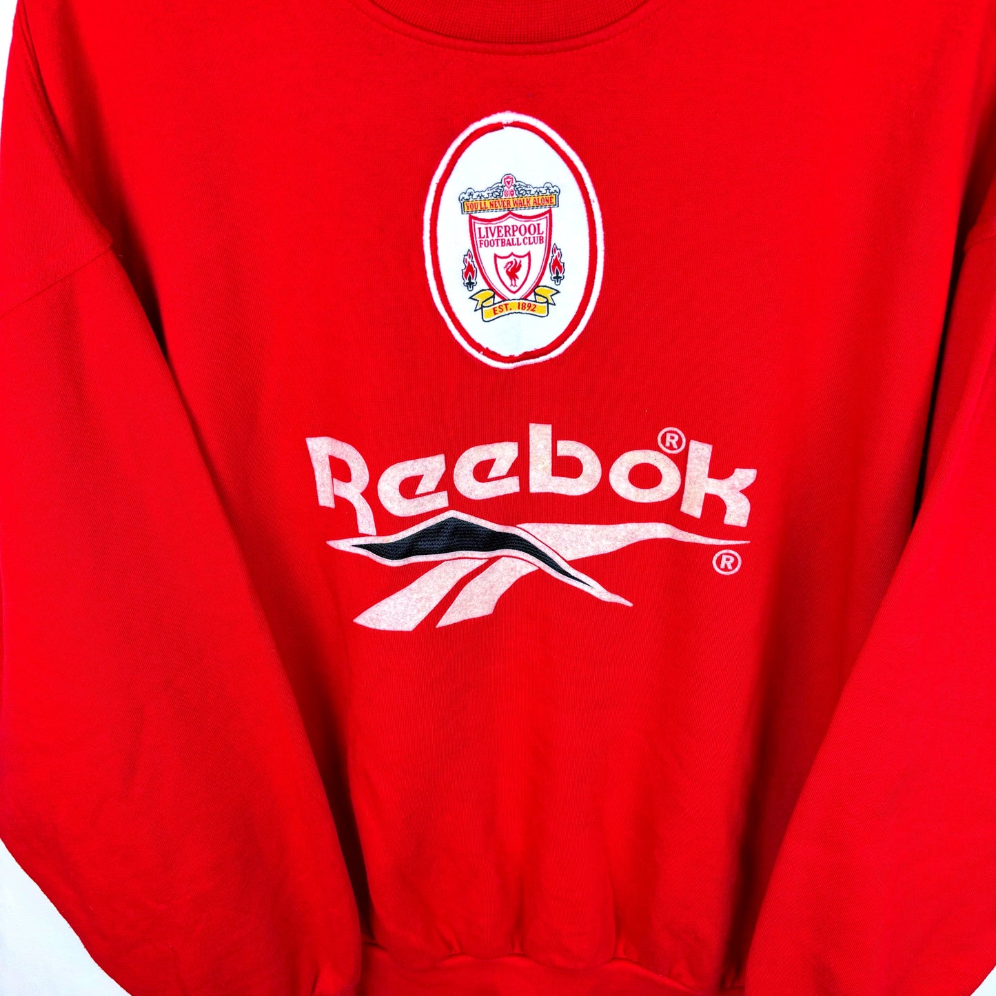 Liverpool 1996-1998 Reebok Football Training Sweatshirt