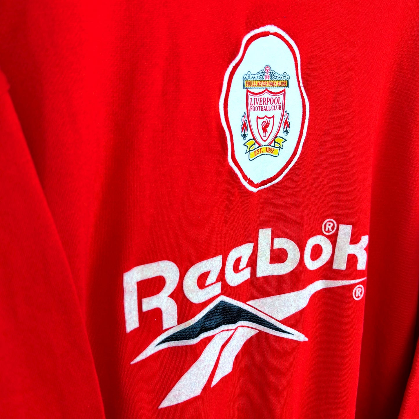 Liverpool 1996-1998 Reebok Football Training Sweatshirt