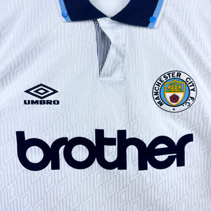 Manchester City 1991-1993 Umbro Third Football Shirt