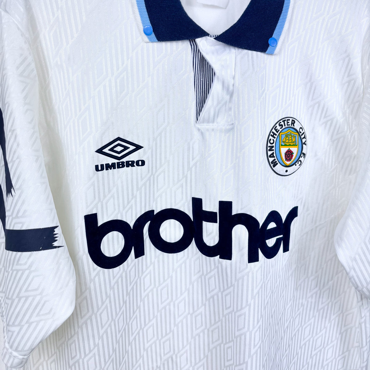 Manchester City 1991-1993 Umbro Third Football Shirt
