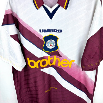 Manchester City 1996-1997 Umbro Away Football Shirt