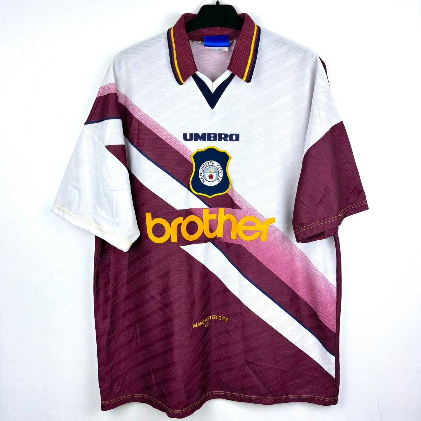 Manchester City 1996-1997 Umbro Away Football Shirt