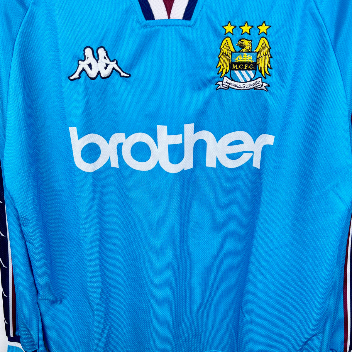Manchester City 1997-1999 Kappa Longsleeve Home Football Shirt