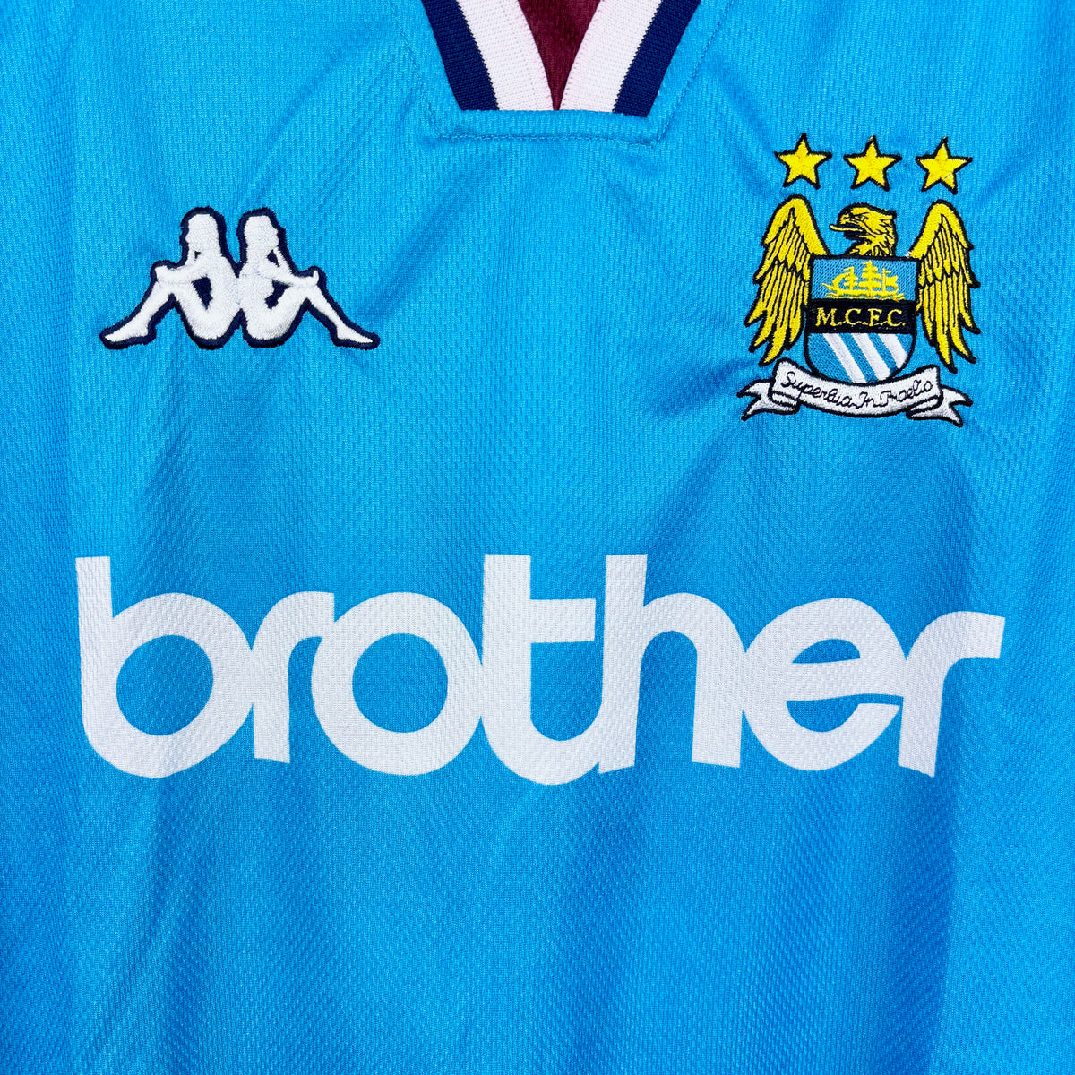 Manchester City 1997-1999 Kappa Longsleeve Home Football Shirt