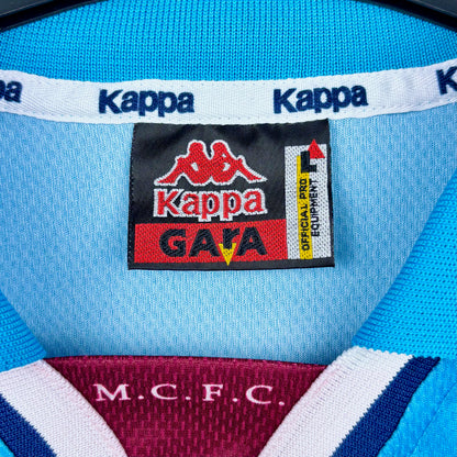 Manchester City 1997-1999 Kappa Longsleeve Home Football Shirt