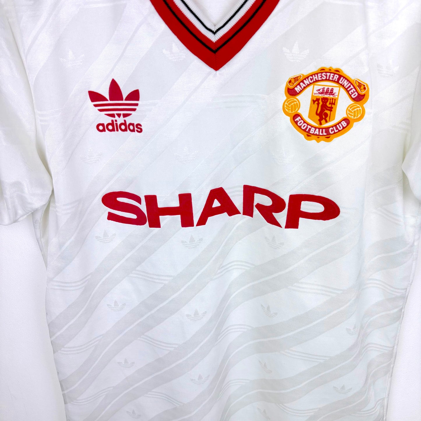 Manchester United 1986-1988 Adidas Away Football Shirt