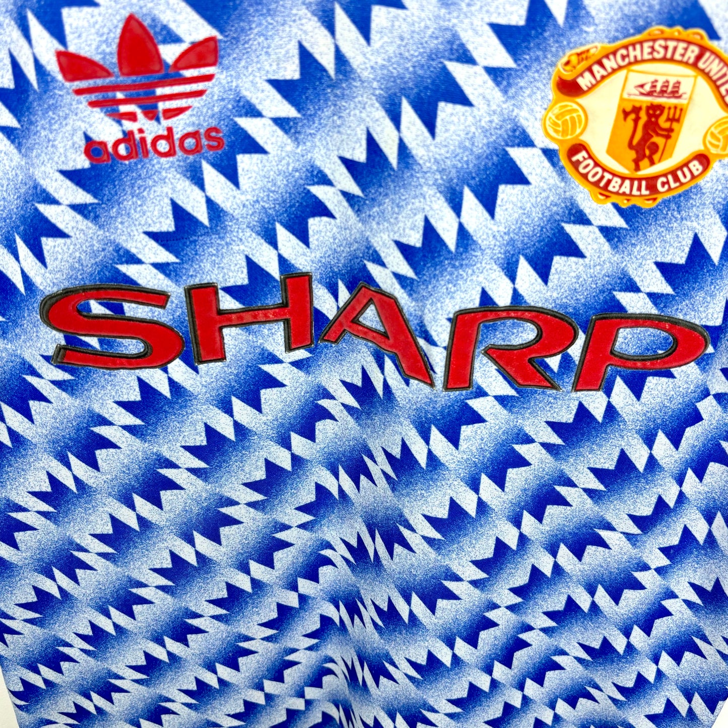 Manchester United 1990-1992 Adidas Away Football Shirt