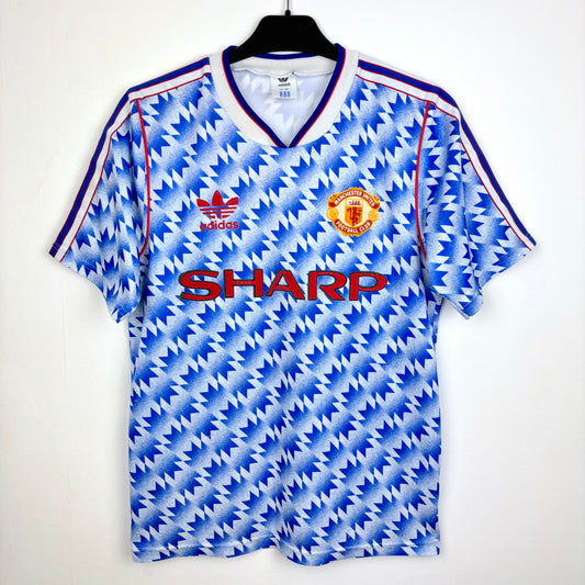 Manchester United 1990-1992 Adidas Away Football Shirt