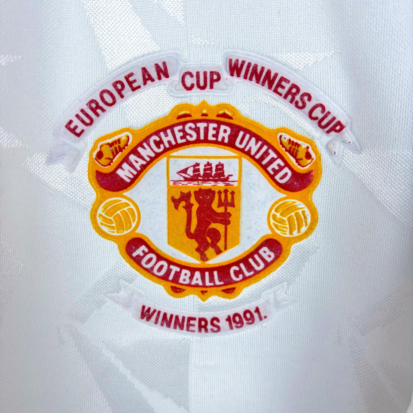 Manchester United 1991 Adidas European Cup Winners' Cup Football Shirt