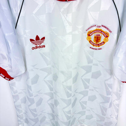 Manchester United 1991 Adidas European Cup Winners' Cup Football Shirt
