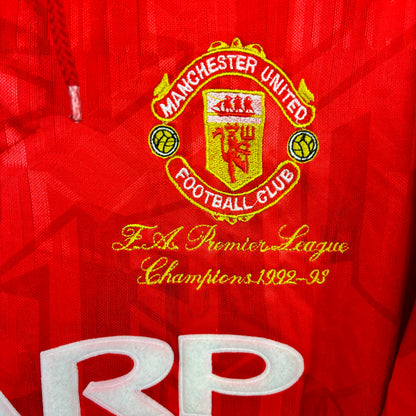 Manchester United 1992-1994 'Champions' Umbro Home Football Shirt