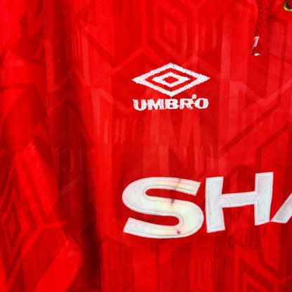 Manchester United 1992-1994 'Champions' Umbro Home Football Shirt