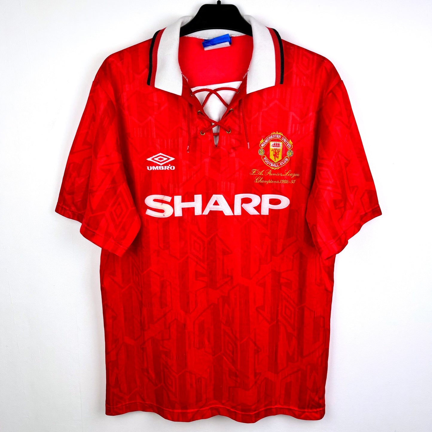 Manchester United 1992-1994 'Champions' Umbro Home Football Shirt