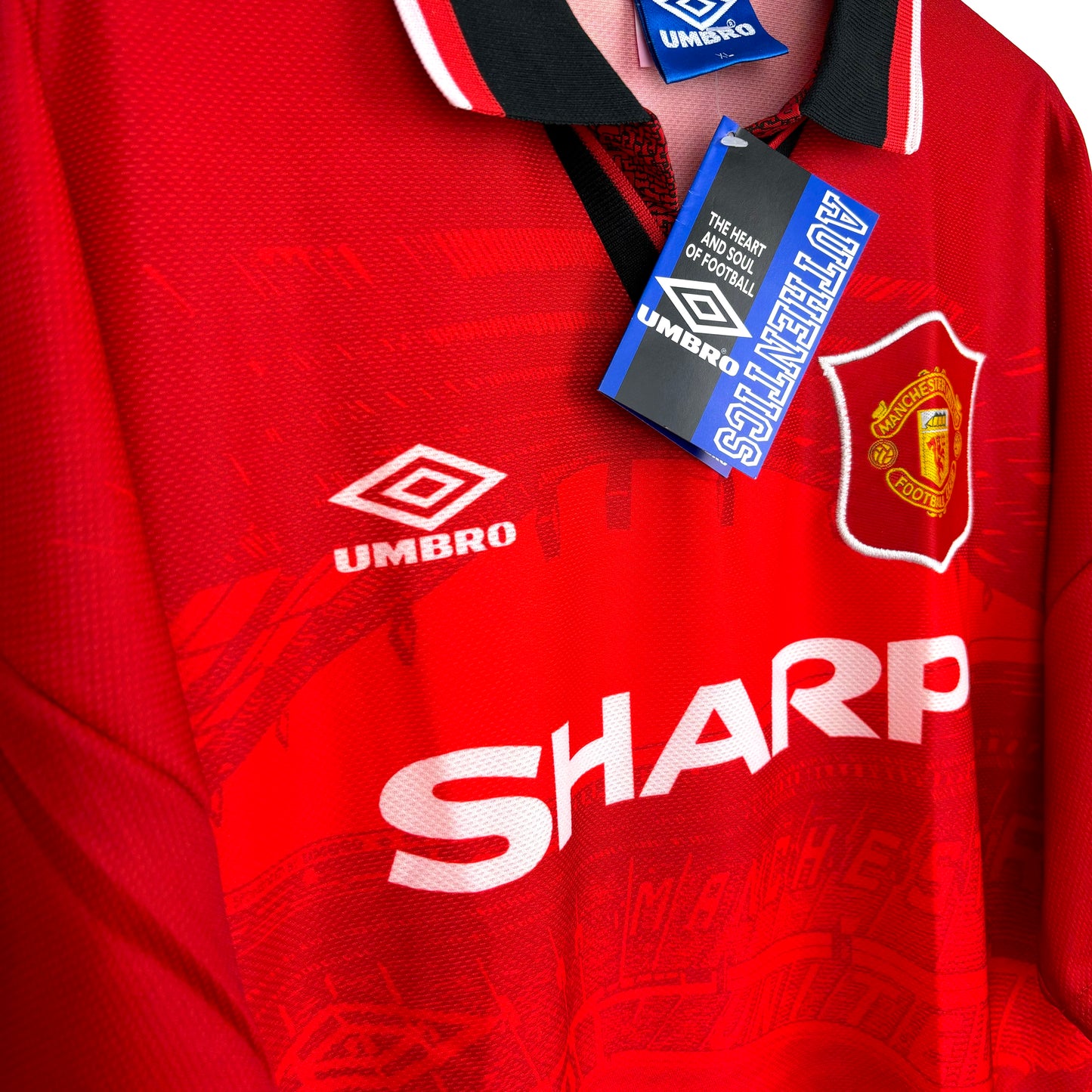 Manchester United 1994-1996 Umbro Home Football Shirt BNWT