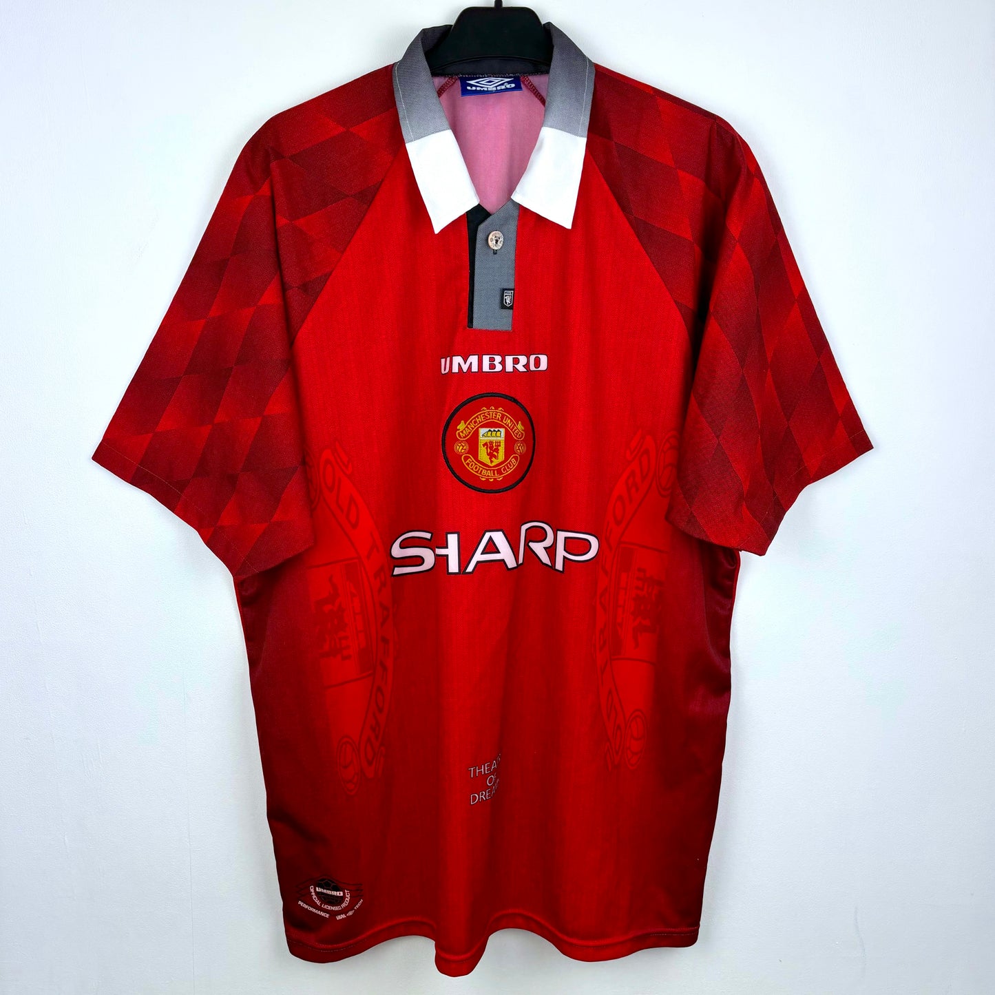 Manchester United 1996-1998 Umbro Home Football Shirt