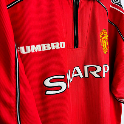 Manchester United 1998-1999 Umbro Home Football Shirt