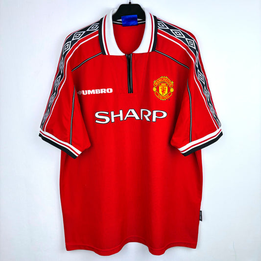 Manchester United 1998-1999 Umbro Home Football Shirt