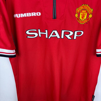 Manchester United 1998-1999 Umbro Home Football Shirt