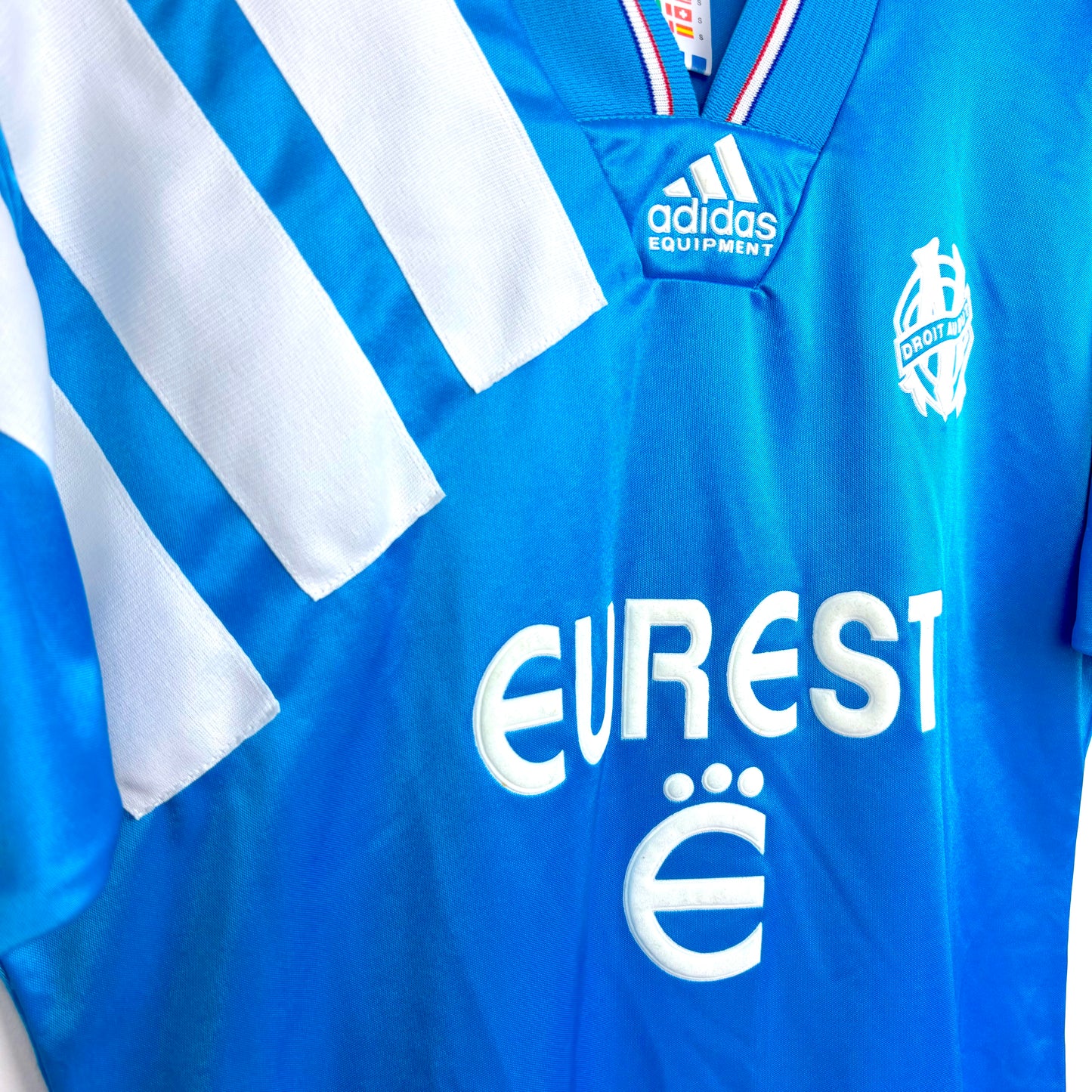 Marseille 1992-1993 Adidas Away Football Shirt