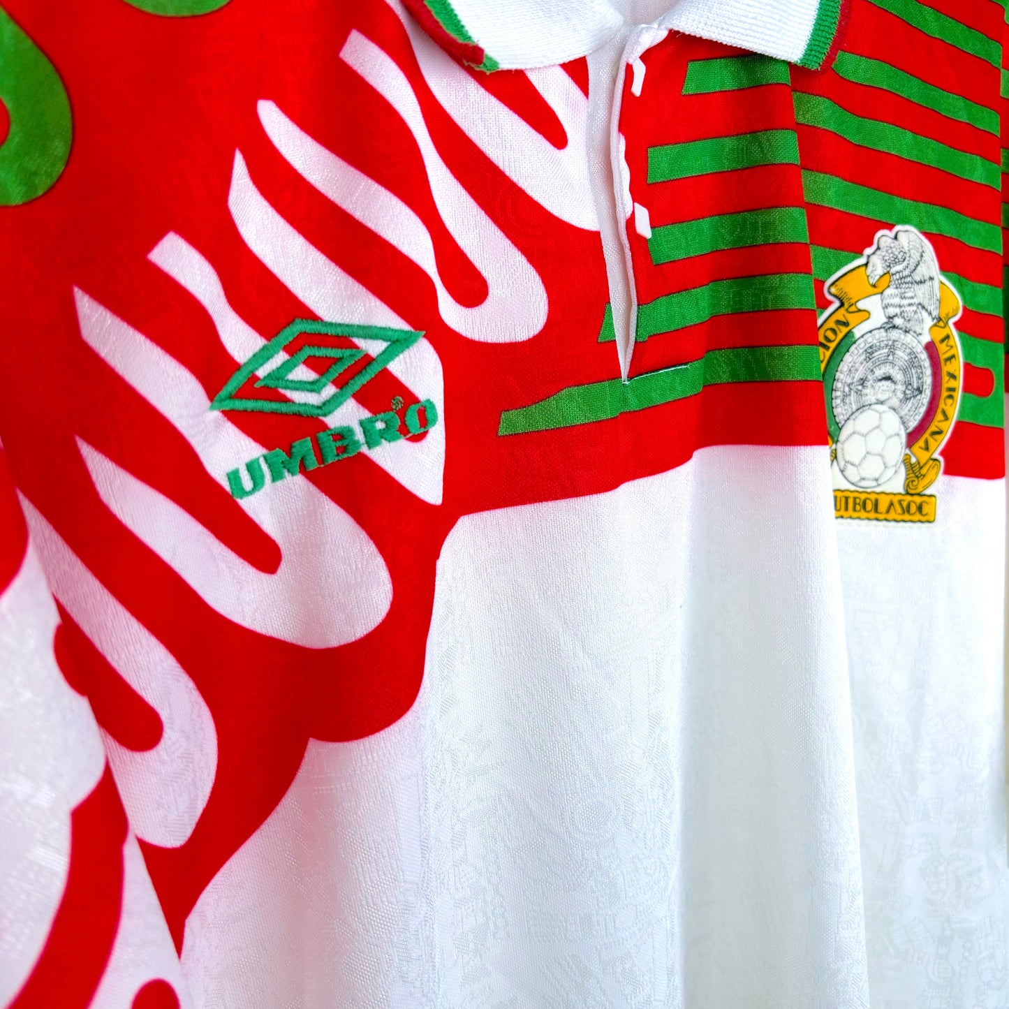 Mexico 1993-1994 Umbro Away Football Shirt Jersey