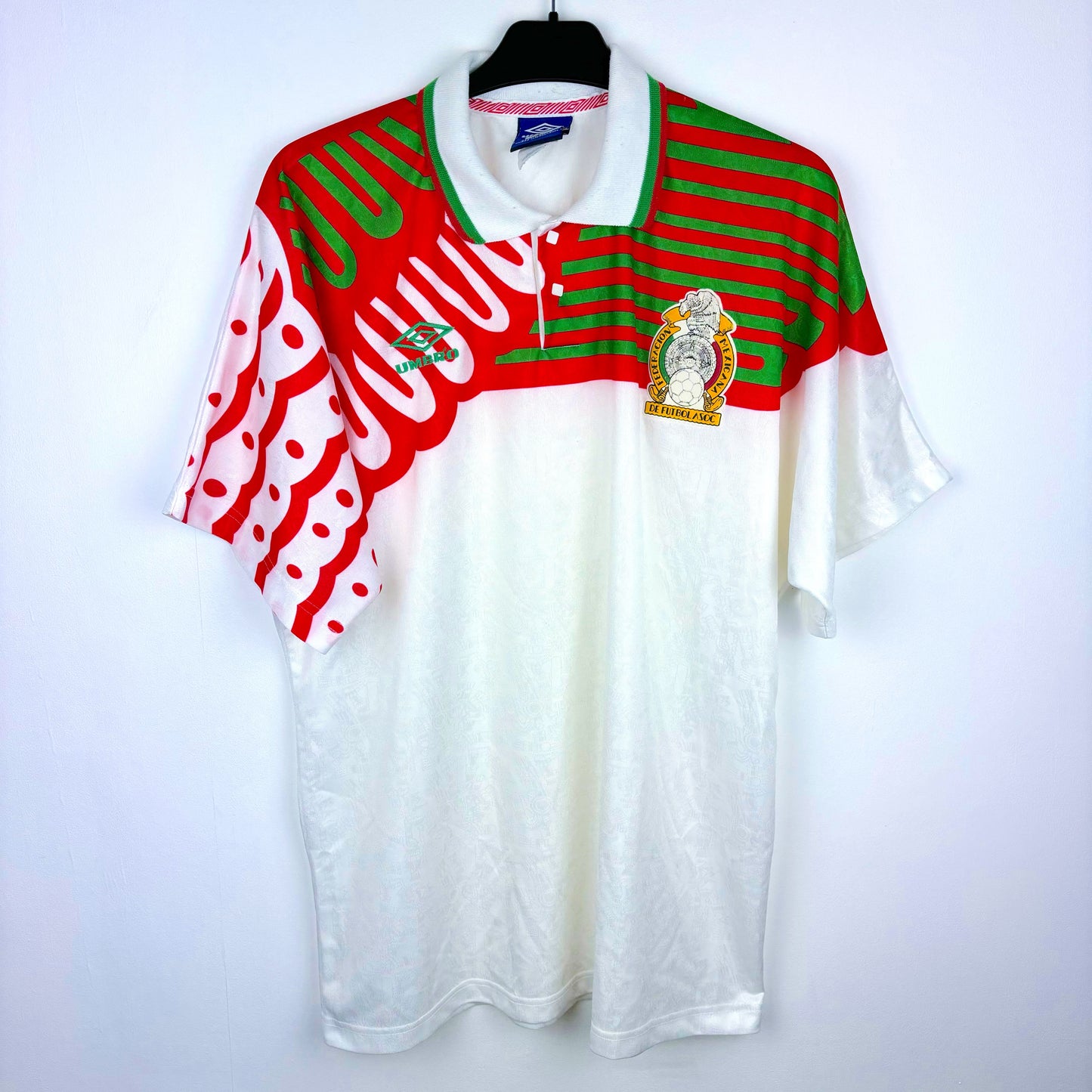 Mexico 1993-1994 Umbro Away Football Shirt Jersey
