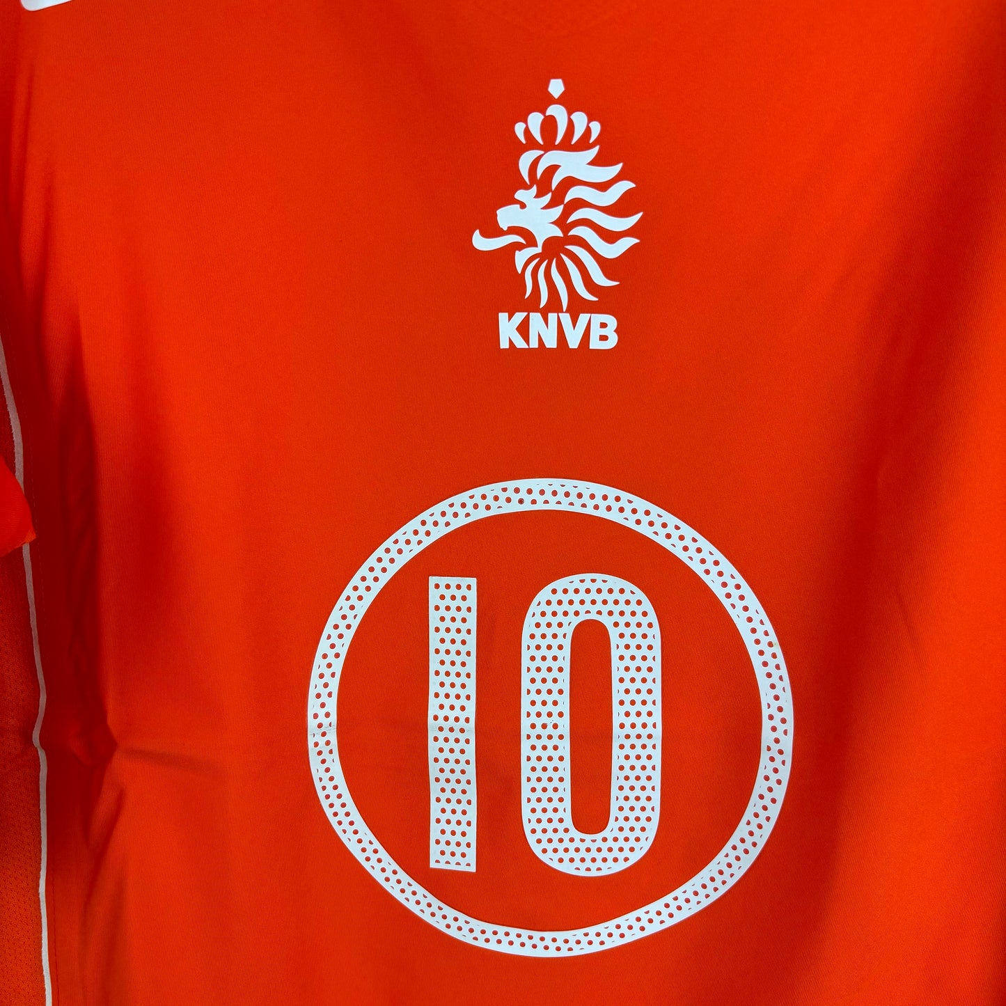 Netherlands 2004 Nike T90 Player Issue Van Nistelrooy Home Shirt