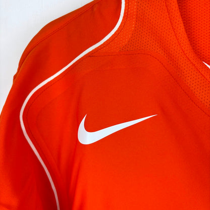 Netherlands 2004 Nike T90 Player Issue Van Nistelrooy Home Shirt