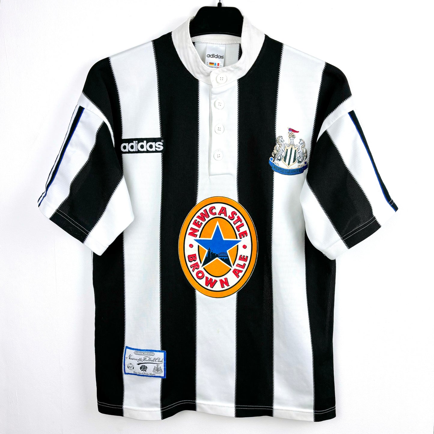 Newcastle 1995-1997 Adidas Away Football Shirt