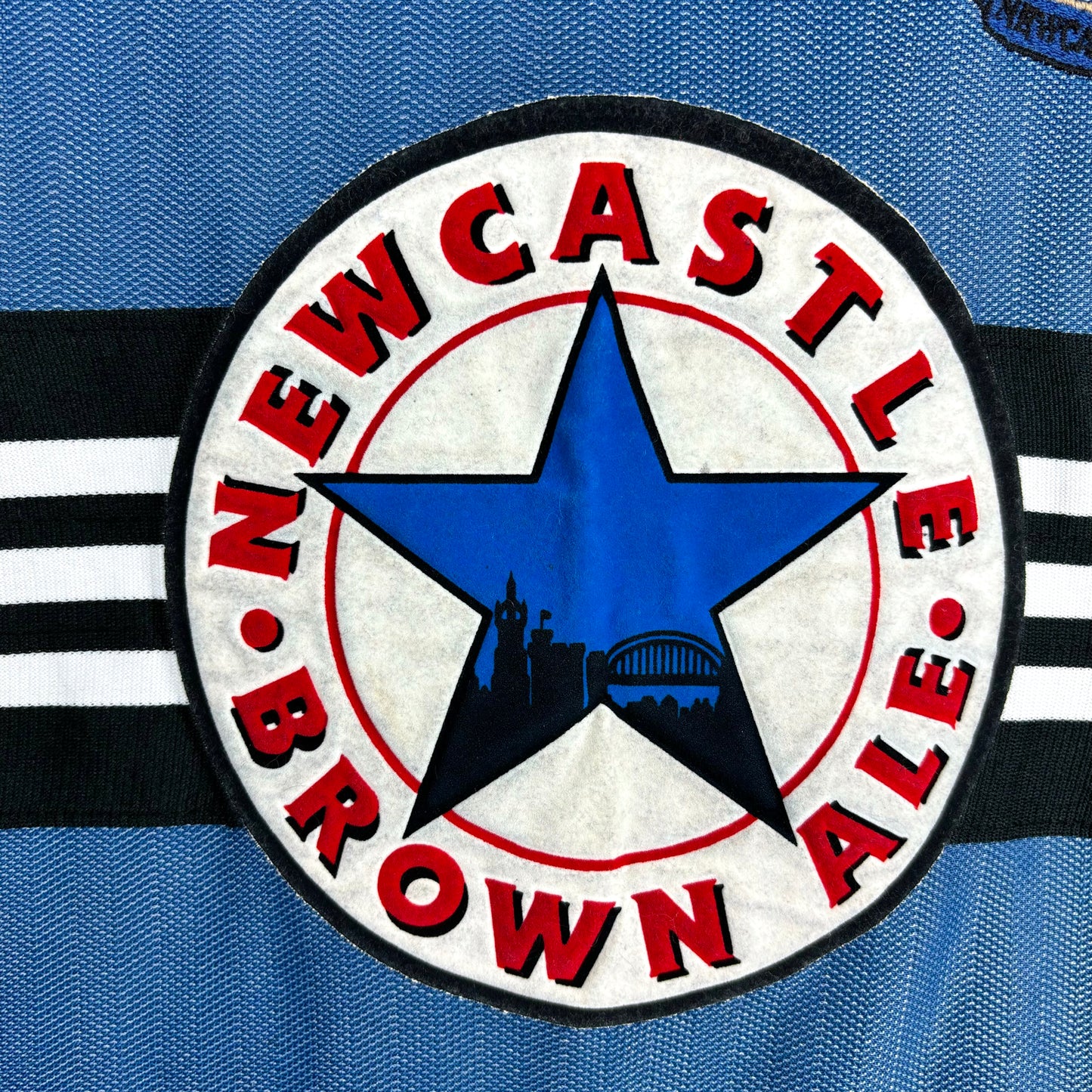 Newcastle 1996-1997 Adidas Away Football Shirt Longsleeve
