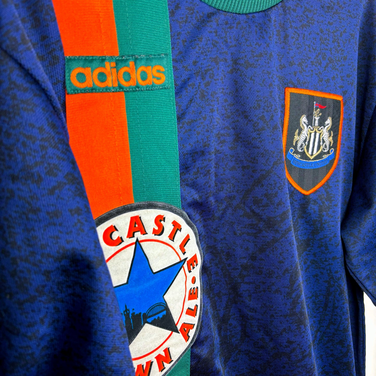 Newcastle 1997-1998 Adidas Away Football Shirt
