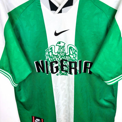 Nigeria 1996-1998 Nike Home Football Shirt