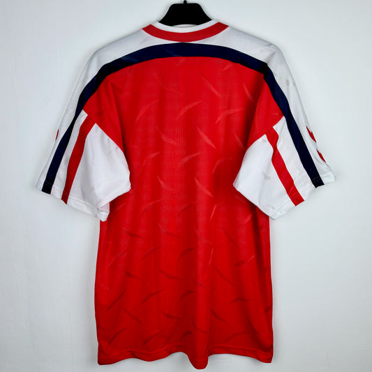 Norway 1990-1992 Hummel Home Football Shirt