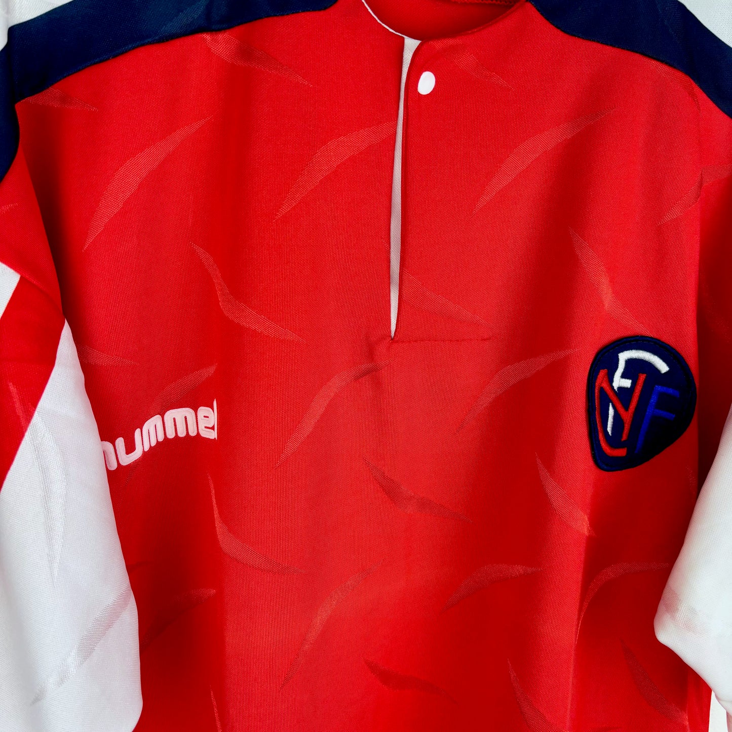 Norway 1990-1992 Hummel Home Football Shirt