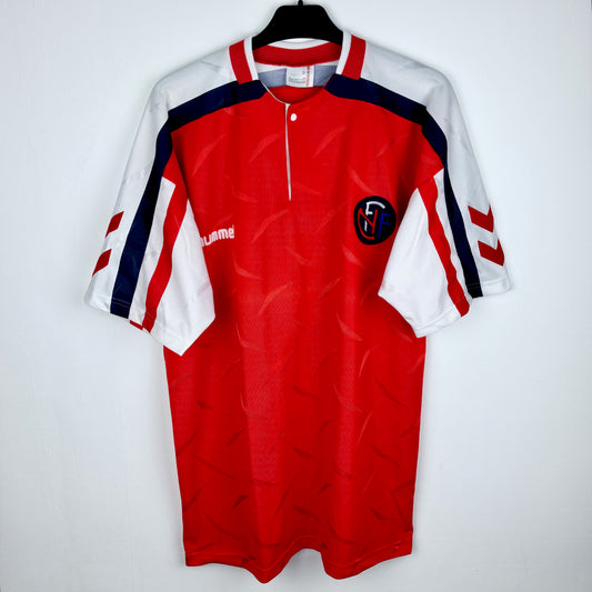 Norway 1990-1992 Hummel Home Football Shirt