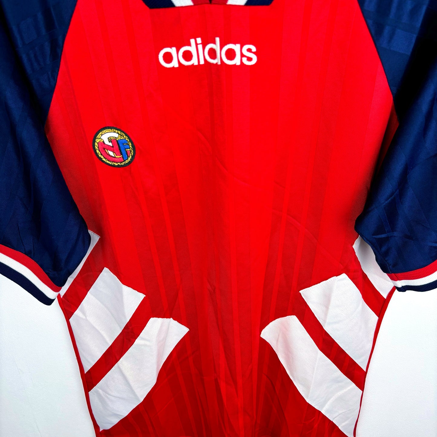 Norway 1994-1996 Adidas Home Football Shirt Jersey