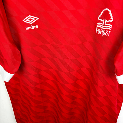 Nottingham Forest 1988-1990 Umbro Home Football Shirt
