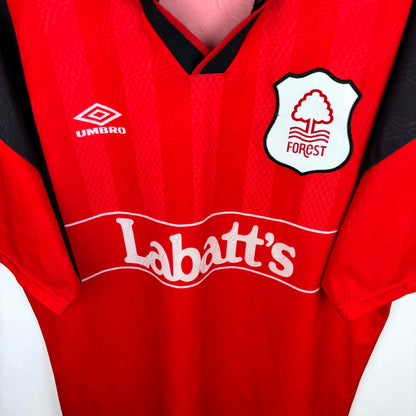Nottingham Forest 1994-1996 Umbro Home Football Shirt