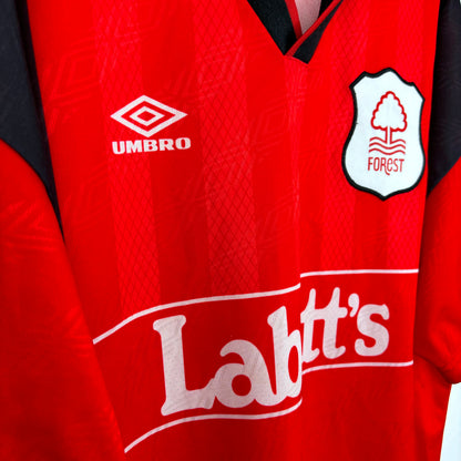 Nottingham Forest 1994-1996 Umbro Home Football Shirt