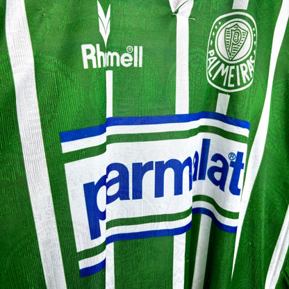 Palmeiras 1993-1994 Rhumell Long-Sleeve Home Football Shirt