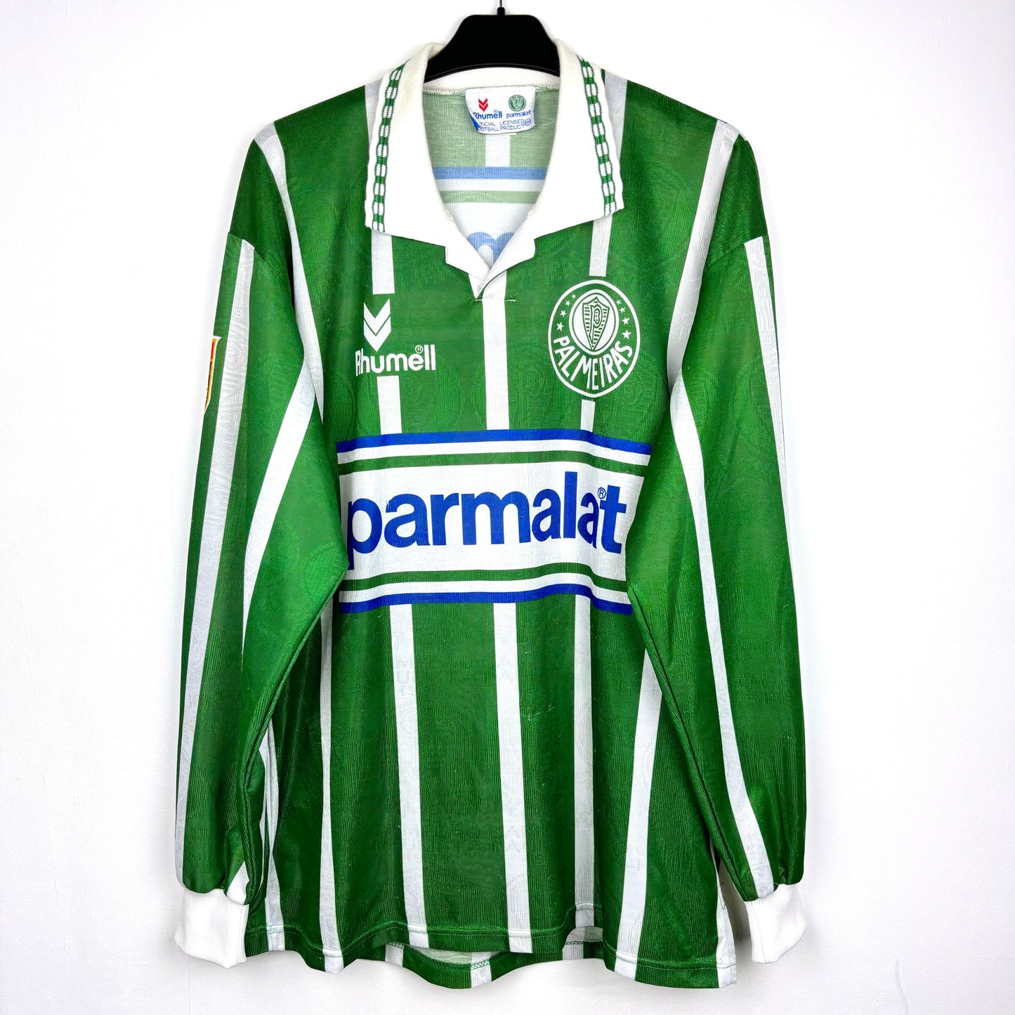 Palmeiras 1993-1994 Rhumell Long-Sleeve Home Football Shirt