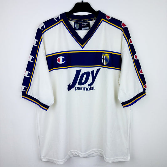 Parma 2001-2002 Champion Home Football Shirt