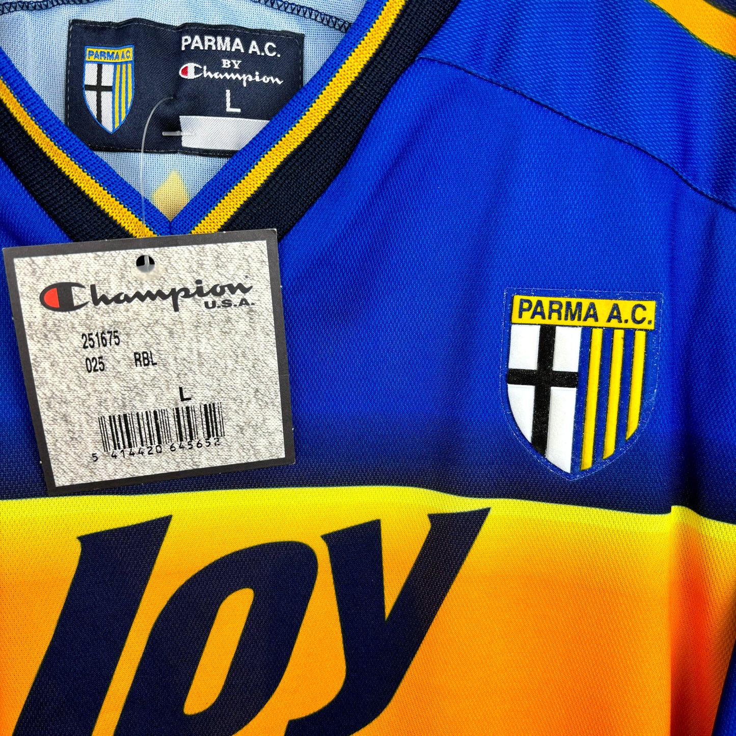 Parma 2001-2002 Champion Home Football Shirt Jersey BNWT NAKATA 10