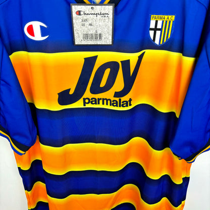 Parma 2001-2002 Champion Home Football Shirt Jersey BNWT NAKATA 10