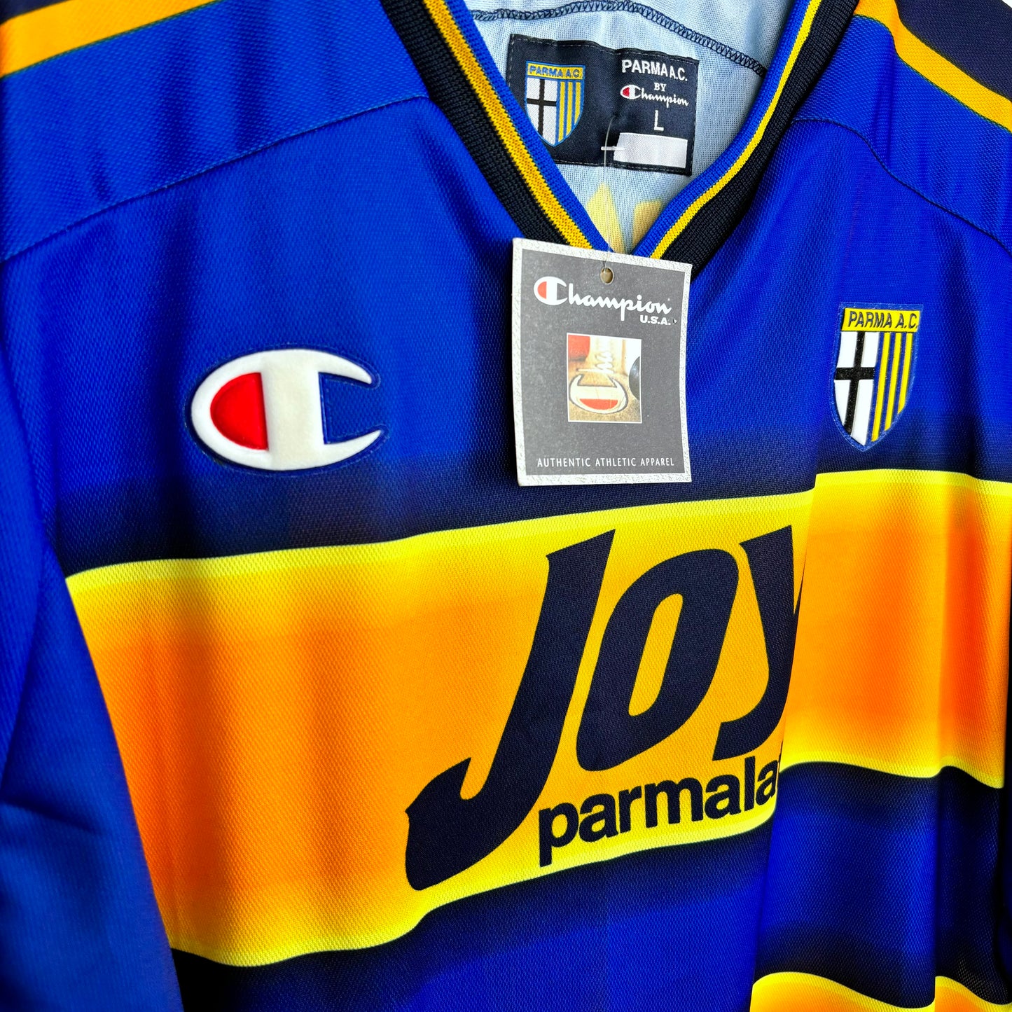 Parma 2001-2002 Champion Home Football Shirt Jersey BNWT NAKATA 10