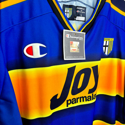 Parma 2001-2002 Champion Home Football Shirt Jersey BNWT NAKATA 10