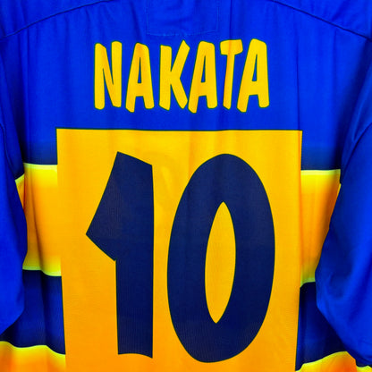 Parma 2001-2002 Champion Home Football Shirt Jersey BNWT NAKATA 10
