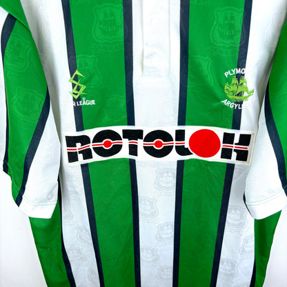 Plymouth Argyle 1996-1998 Super League Home Football Shirt